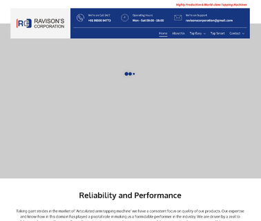 Ravisons Corporation electric tapping
