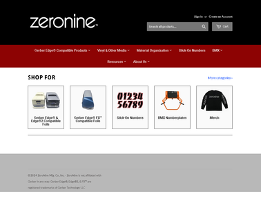 Zeronine Manufacturing resin manufacturing