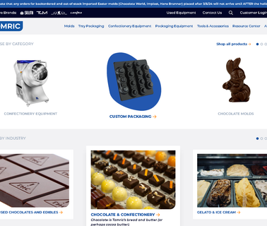Tomric Systems wrap chocolate