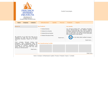 Precision Sintered Products gear lubricating pump