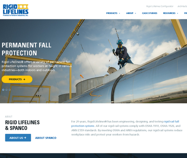 Rigid Lifelines fall protection lifelines