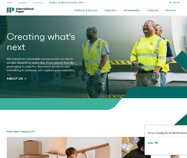 International Paper specialized paper