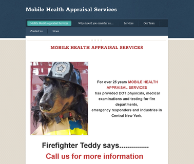 Mobile Health Appraisal Services firefighter