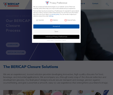 Bericap India adapter components