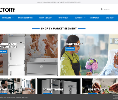 Victory Refrigeration food display cases