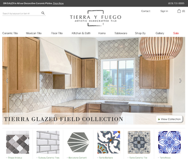 Tierra Y Fuego glass border tile