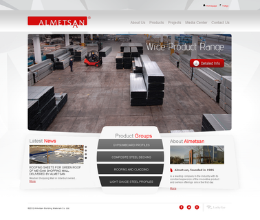 Al Met San Yapi Elemanlari Sanayi Ve steel corrugated roof sheet