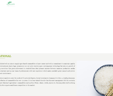 Rizcom International maize industry