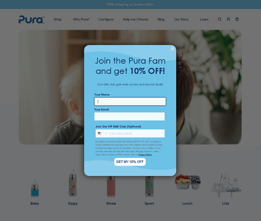 Pura Stainless stainless insulated bottle