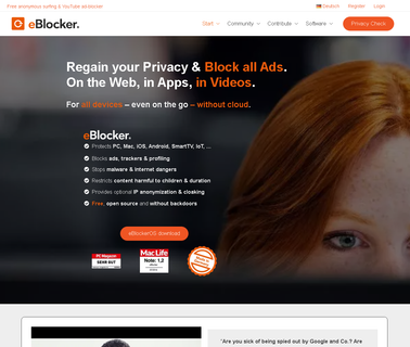 Eblocker Gmbh trackers