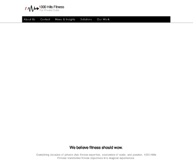 1000 Hills Fitness management wellness