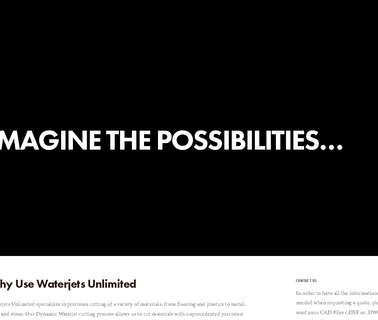 Waterjets Unlimited floor new marble