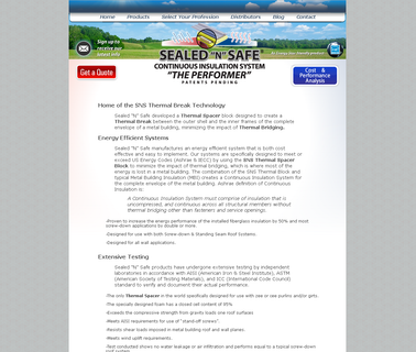 Sealed N Safe efficient roofing