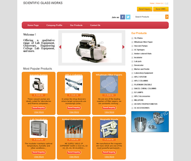 Teja Scientific Glass Works beaker glass