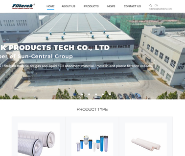 Shanghai Filterek Products Tech wound water filter cartridge