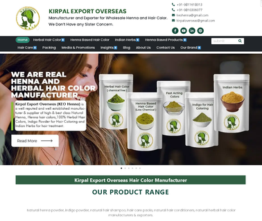 Kirpal Export Overseas brown dye