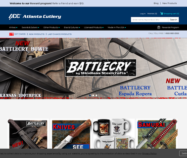 Atlantacutlery.Com, Seller Of guns self defense