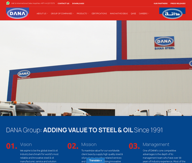 Dana Steel Processing Industry Llc aluminium ceiling profile