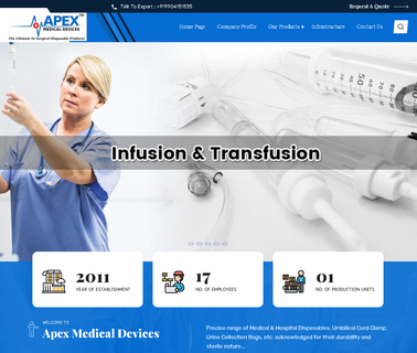 Apex Medical Devices medical disposable clamp