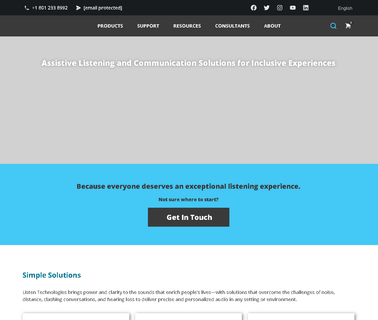 Listen Technologies Corporation earsets