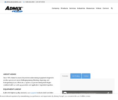 Home - Admix clogged