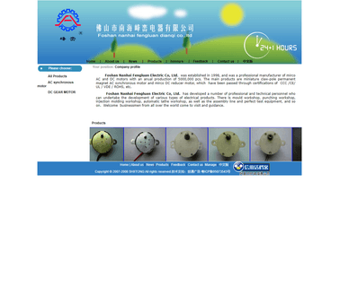 Foshan Nanhai Fengluan Electric motors display