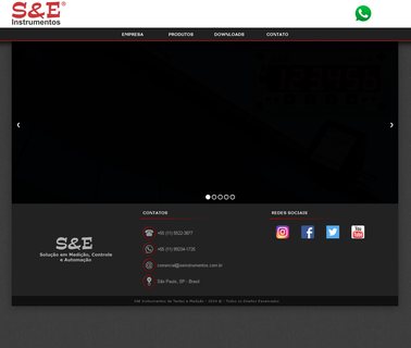S & E Instrum Testes E Medicao amp digital meter
