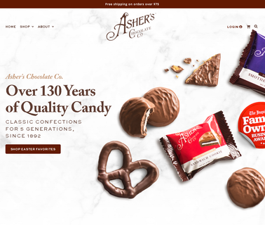 Ashers Chocolates: Profile kosher chocolates