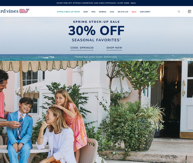 Vineyard Vines vines flowering