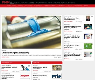 Plastics Machinery Magazine technologies magazine