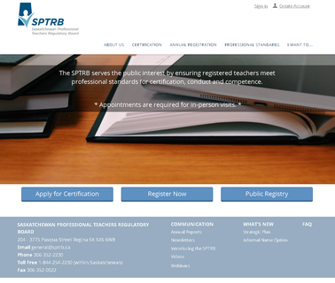 Saskatchewan Professional Teachers Regulatory Board teachers