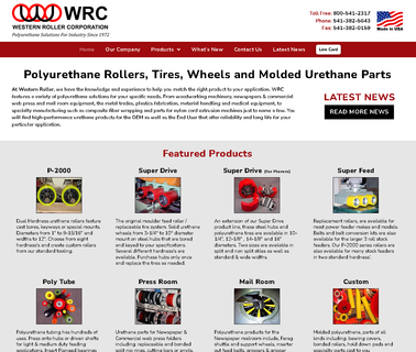 Western Roller Corporation tables saw