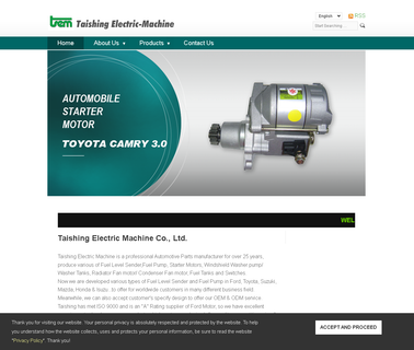 Taishing Electric Machine, air dryer tank