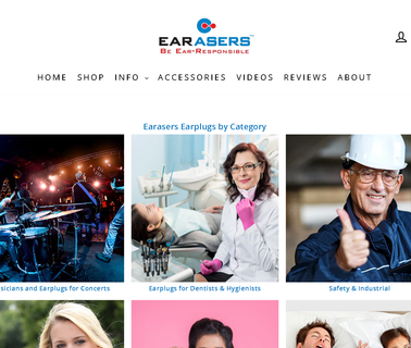 Earasers Musician Hi-Fi Earplugs the musician