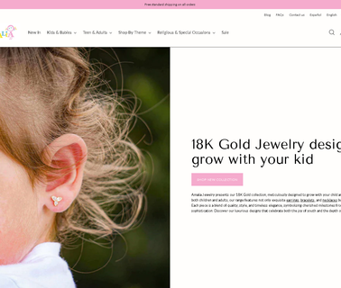 La Zahav Inc U.S.A./ Amalia Childrens Fine Jewelry 18kt