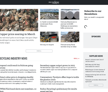 Recycling Today; Industry News, Scrap Metal, Paper today recycling