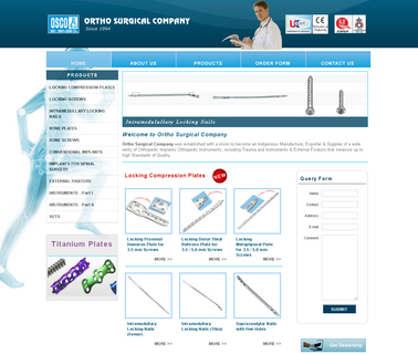 Ortho Surgical Company medial