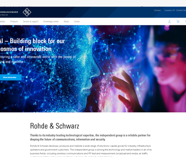 Rohde & Schwarz wireless satellite cable