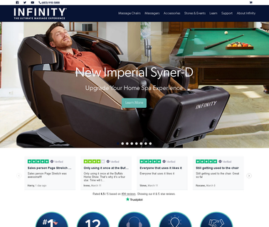 Infinity Massage Chairs chair features