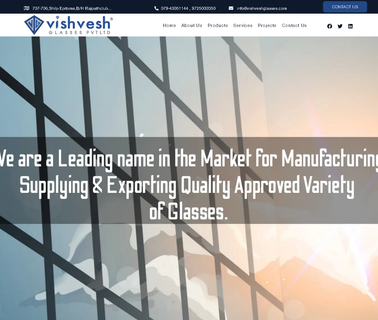 Vishvesh Glasses interior decoration service