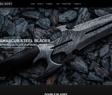 Double Blades knives axes