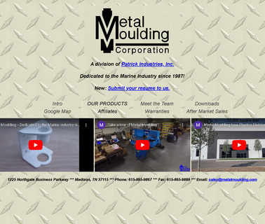 Metal Moulding Corporation hinges water