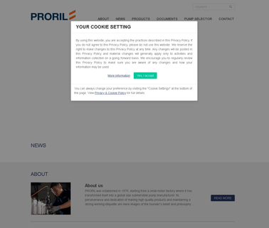 Proril Pumps Corp. submersible treatment
