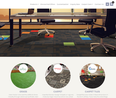 Knots nylon carpet tiles parada