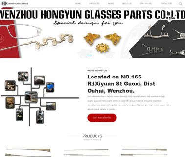 Wenzhou Hongyun Glasses Parts casting decoration