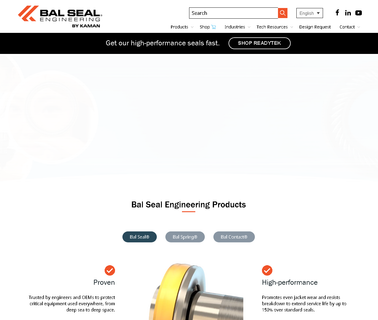 Bal Seal Engineering equipment ranch