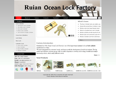 Ruian Ocean Lock aluminium chrome