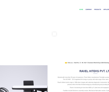 Ravel Hiteks digital peristaltic pump