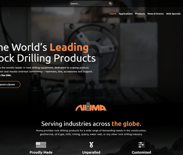 Numa serving customer