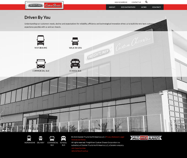 Freightliner Custom Chassis Corp route